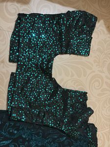 Sequin saree with blouse