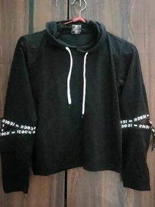 Black Graphic Hoodie
