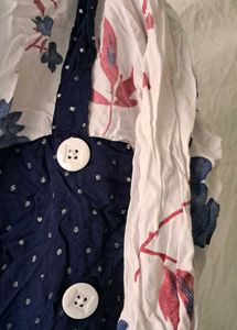 Floral Top &amp; Polka Dot Jumper Dress
