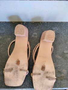 Elegant Nude Strappy Sandals