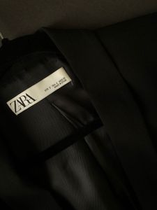 Zara Ruched Sleeve Blazer