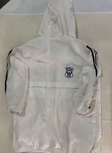 Xiaomantou White Hooded Jacket