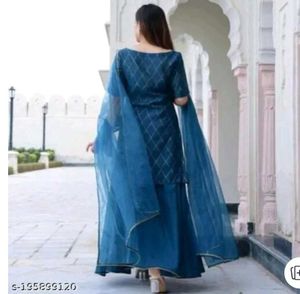 Kurty Set Eith Sarara And Duppata