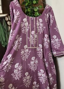 Purple Summer Palazzo Suit