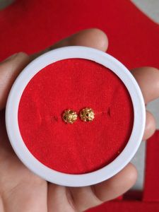 Gold Stud Earrings