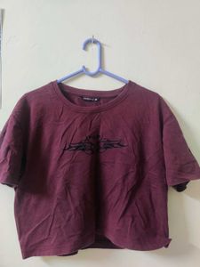 Maroon Graphic Tee