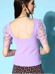 Cute Lavendar Top