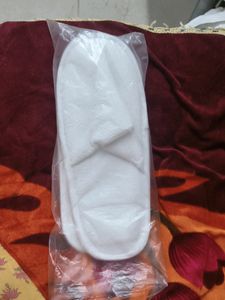 White Hotel Slippers - New