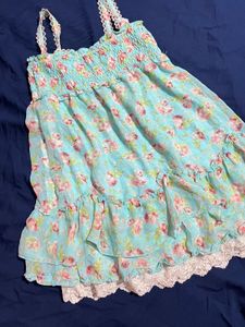 Floral Print Mini Dress