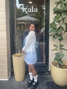 Cute Korean Blue Dress From Savana
