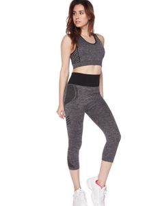 New Mix Grey Capri Leggings