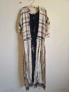 Elegant Ethnic Kurta with attched shrug