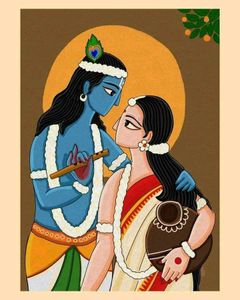 Radha Krishna Painting