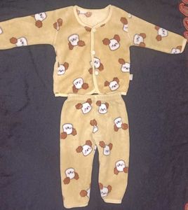 Cute Dog Print Pajama Set