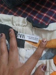 Zara Patterned Summer Shorts