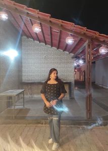 A black cute top cum sort kurti