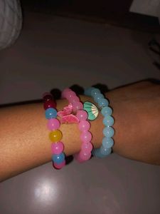 Beaded Charm Bracelet Set