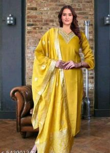 Elegant Yellow Kurta Set