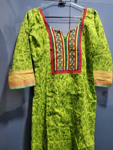 Suit With Churidar And Dupatta