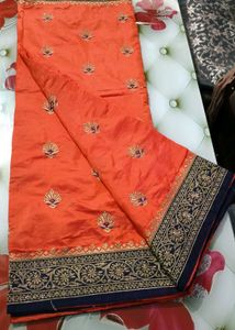 New Saree With Blouse Peice