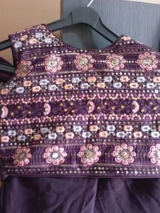 Elegant Purple Kurta Set