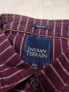 Striped Burgundy Shirt