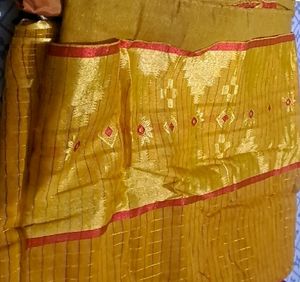 Prepared Cotton Saaree