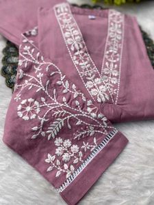 Elegant Embroidered Kurta Set All Size Available