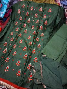 Beautiful All Over Embroidery Work Dress Metirial