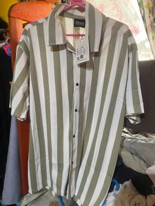 Men’s Hiphop Curban Collar Shirt New With Tag