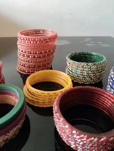 Colorful Bangle Set (Total 60 bagles)