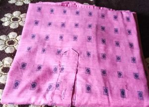 Pink Patterned Men&#39;s Kurta
