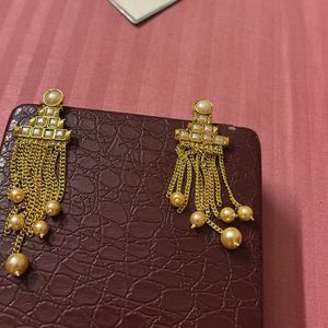 Gold Tassel Earrings
