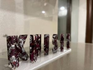 Resin Name Stand