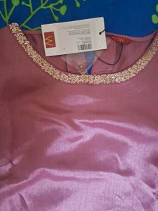 Beautiful Festive Silk Kurta From W
