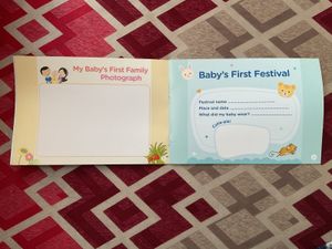 Cute BABY MILESTONES BOOK