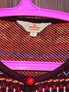 Vintage Patterned Cardigan