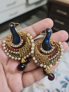 🦚Gold Plated Peacock Design Earrings🦚