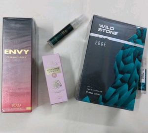 Sealed 4 Perfume With Empty Decent