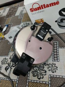 Sunflame RM1 900-Watt Roti Maker (Silver/Black)