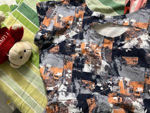 Patterned Casual Dress