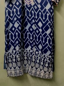 Embroidered Navy Blue Kurta 💙