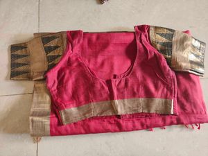 Maroon Silk Saree