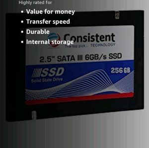 Consistent 256gb Ssd