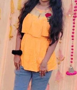 Stylish Mustard Top