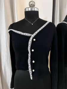 Black Korean Lace Top