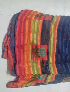 Beautiful Studded Navy Blue Saree