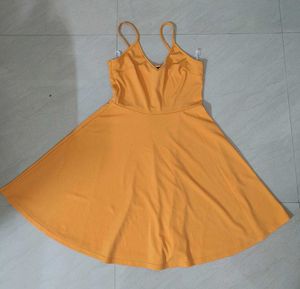 Mustard Sleeveless Dress