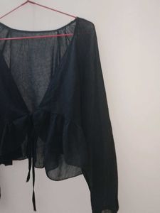Goth Pinterest sheer shrug