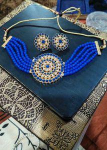 blue pearl necklace